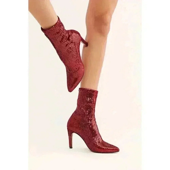Free People Vegan Harper Heel Boot - Picture 1 of 7